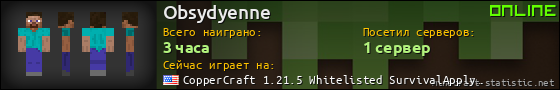 Юзербар 560x90 для Obsydyenne