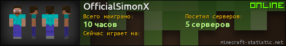 Юзербар 560x90 для OfficialSimonX