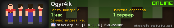 Юзербар 560x90 для Ogyr4ik