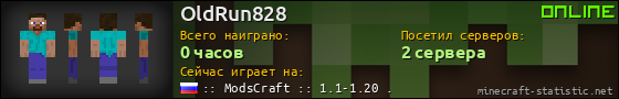 Юзербар 560x90 для OldRun828