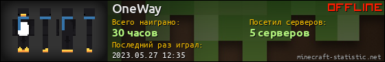 Юзербар 560x90 для OneWay