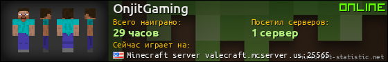 Юзербар 560x90 для OnjitGaming