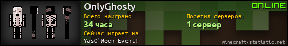 Юзербар 560x90 для OnlyGhosty