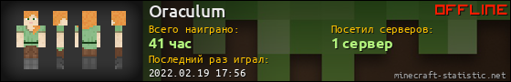 Юзербар 560x90 для Oraculum