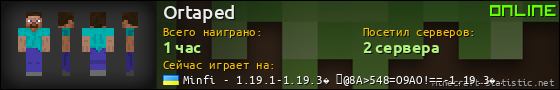 Юзербар 560x90 для Ortaped