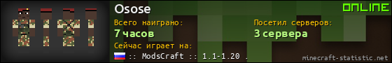 Юзербар 560x90 для Osose