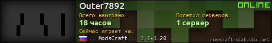 Юзербар 560x90 для Outer7892