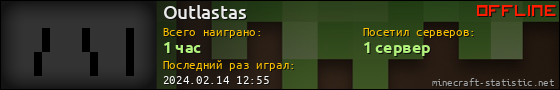 Юзербар 560x90 для Outlastas