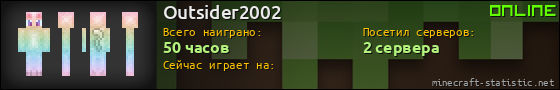 Юзербар 560x90 для Outsider2002