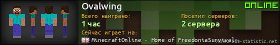 Юзербар 560x90 для Ovalwing