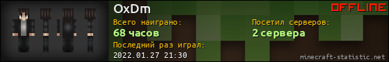 Юзербар 560x90 для OxDm
