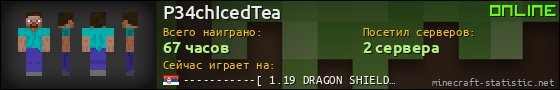 Юзербар 560x90 для P34chIcedTea
