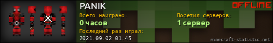Юзербар 560x90 для PANIK