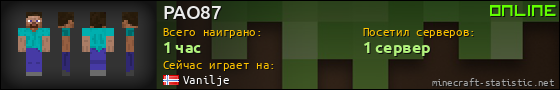 Юзербар 560x90 для PAO87