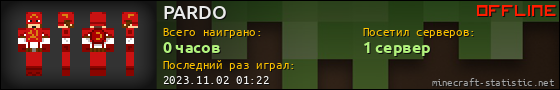 Юзербар 560x90 для PARDO