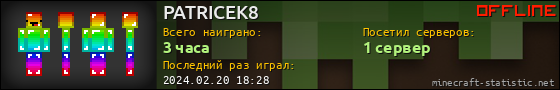 Юзербар 560x90 для PATRICEK8