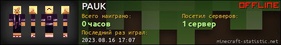 Юзербар 560x90 для PAUK