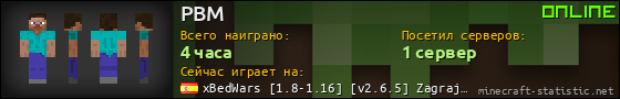 Юзербар 560x90 для PBM