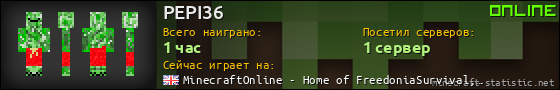 Юзербар 560x90 для PEPI36