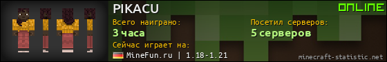 Юзербар 560x90 для PIKACU