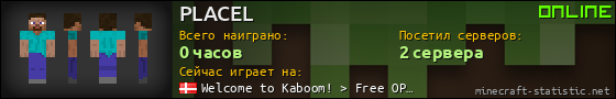 Юзербар 560x90 для PLACEL