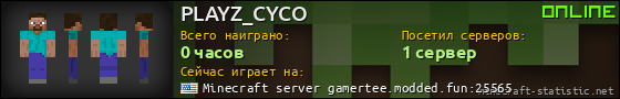 Юзербар 560x90 для PLAYZ_CYCO