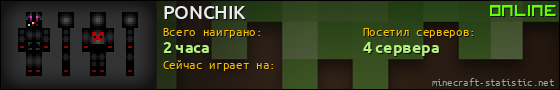 Юзербар 560x90 для PONCHIK