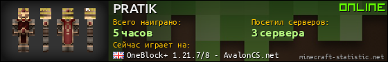 Юзербар 560x90 для PRATIK