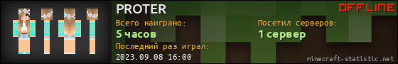 Юзербар 560x90 для PROTER