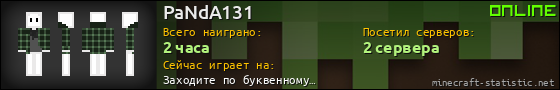 Юзербар 560x90 для PaNdA131
