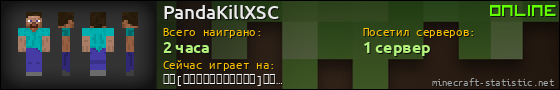 Юзербар 560x90 для PandaKillXSC