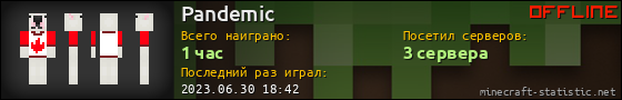 Юзербар 560x90 для Pandemic