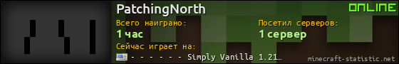Юзербар 560x90 для PatchingNorth