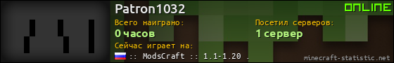 Юзербар 560x90 для Patron1032