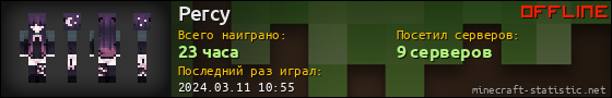 Юзербар 560x90 для Percy