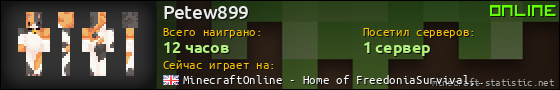 Юзербар 560x90 для Petew899