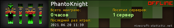Юзербар 560x90 для PhantoKnight