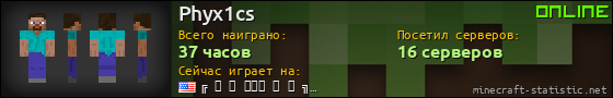 Юзербар 560x90 для Phyx1cs