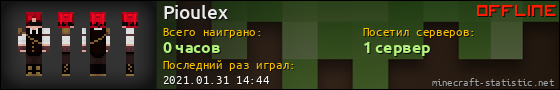 Юзербар 560x90 для Pioulex