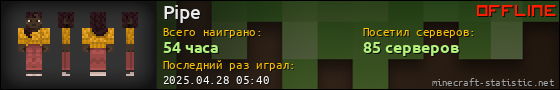 Юзербар 560x90 для Pipe