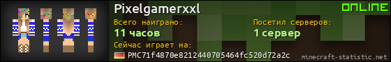 Юзербар 560x90 для Pixelgamerxxl