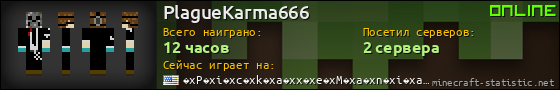 Юзербар 560x90 для PlagueKarma666