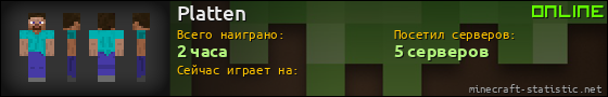 Юзербар 560x90 для Platten