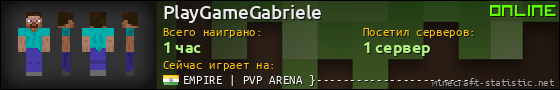 Юзербар 560x90 для PlayGameGabriele