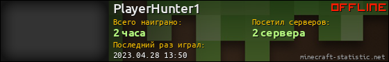 Юзербар 560x90 для PlayerHunter1