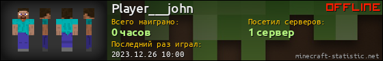 Юзербар 560x90 для Player___john