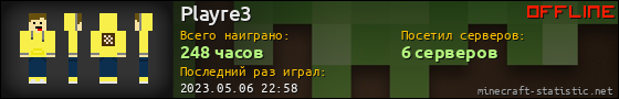 Юзербар 560x90 для Playre3