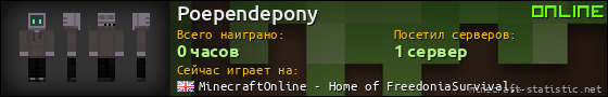 Юзербар 560x90 для Poependepony