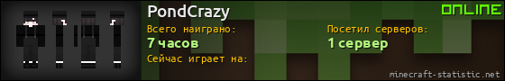 Юзербар 560x90 для PondCrazy