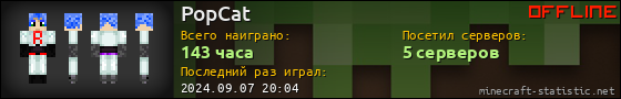 Юзербар 560x90 для PopCat